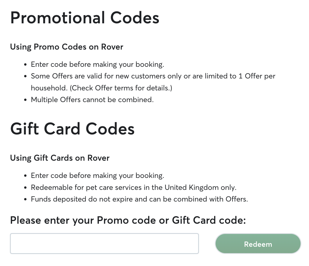 ALL REDEEMABLE PROMO CODES